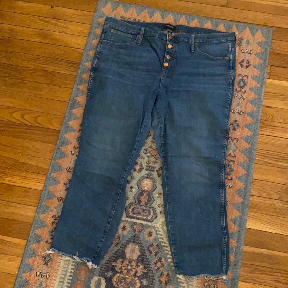 J Crew Button Fly Jeans